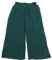 TENDYCOCO Damen elastische Taillenhose Chiffon-Hose mit weitem Bein lose Plissierte Hose mit weitem Bein (grünes L)