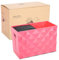 ANGGREK Scatola portaoggetti per Parrucchieri Barbiere Scatola portaoggetti per Forbici Parrucchiere Scatola Porta Attrezzi per Parrucchieri Accessori(Rosa)