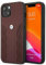 BMW BMHCP13SRSPPR Hülle für iPhone 13 Mini 5,4 rot Leather Curve Perforate