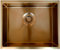 Essebagno Luisa fregadero de una cubeta 55x45 inoxidable cobre