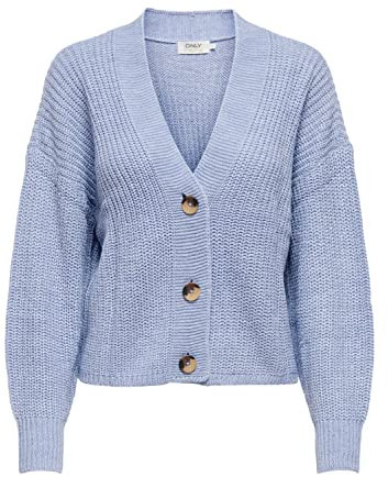 Only Strickjacke ONLCAROL Knit Cardigan, Babyblau, XL