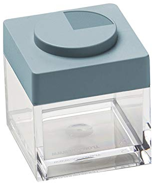 omada Design 100 ml Gewürzregal mit Spenderdeckel und hochwertigem, stapelbaren und abwaschbaren Klarsichtbehälter - Brickstore Line