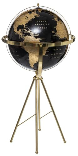 FEERIC LIGHTS & CHRISTMAS - Gm globus schwarz Erde Gold h 79 cm
