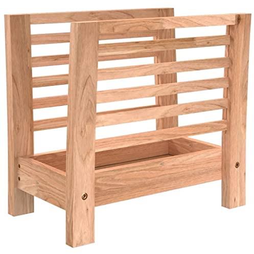 vidaXL Porte-revues 40x26,5x38,5 cm Bois Massif de Noyer