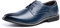 Scarpe Derby Uomo Scarpe Stringate Formale Lavoro Eleganti Oxford Cerimonia Francesine Casual Comode Classiche Basse Sposa 1016 Blu Tamaño 40