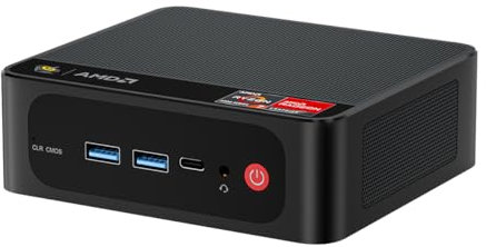 Beelink EQR5 Mini PC, AMD Ryzen 5 5650U, 6C/12T, up to 4.2Ghz, Mini Computer 8GB DDR4 RAM 500GB PCIe3.0 SSD, 4K Dual Display, Dual HDMI/Dual Gigabit Ethernet/WiFi6/BT5.2 Mini Desktop PC