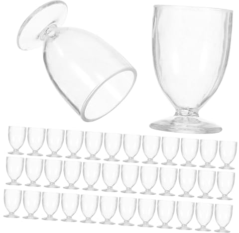 VILLFUL 50pcs Mini Plastic Beer Steins Mini Beer Shot Glasses Miniature Tasting Glasses Miniature Drink Cup Beer Cup Model Pp Cream Gum Accessories Reusable