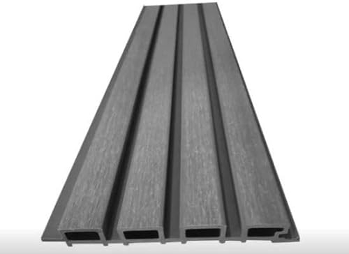 1x 2 m Modernes Design für Außenverkleidungen aus WPC-Coextrusion mit geriffelter Nut- und Federverkleidung, Wandverklei 219x26 dung