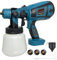 Farbsprühsystem für Makita Akku 18 V,200 W Elektrische Sprühpistole mit Behälter von 1000 ml Farbbehälter Verstellbarer Fließgeschwindigkeit mit 3 Düsen für Möbel/Innen-und Außenbereich(ohne Akku)