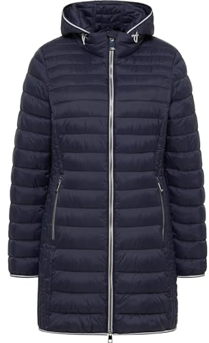 BARBARA LEBEK Lange Steppjacke Damen mit Kapuze