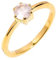 Rosenquarz Klassischer Designerring für Damen 925 Sterling Silber Handgefertigter Verlobungsring mit geschliffenem Stein R-045-24