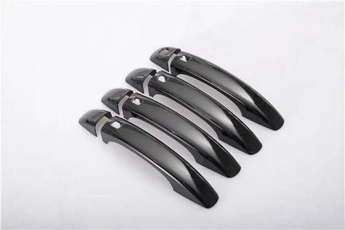 Links und rechts ersetzen Glänzend Schwarz Smart Türgriff Abdeckung Auto Außen Trim Styling Schutz Film Aufkleber Trim Für Audi A3 2008-2012(Black Handle)