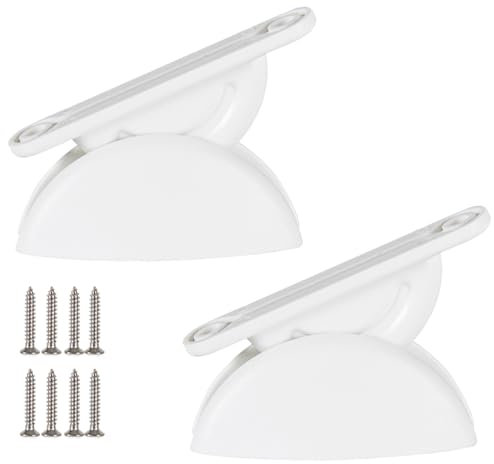 2 Sets Locker Retainer Catch Caravan Door Retainer Catch Door Catch Locker Accessories Door Locker Catch Caravan Door Catch Retaine Half Moon Shape Door Stop for RV Motorhome Camper Trailer Travel