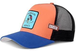 Coastal - Tropical Addict (Apricot/Blue) - Trucker Cap Meshcap Hat Kappe Mütze Caps