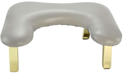 Nail Arm Rest for Nails Hand - Butterfly Shape Nail Hand Rest for Nails - Nail Tech Arm Rest Supplies for Nail Technician Salon Manicure Grey