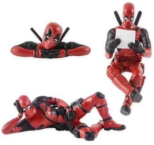 Ceeyoll 3 Stück Deadpool Auto Car Accessories,Lustige Anime Deadpool Auto Hängen Ornament,Deadpool Actionfigur,Deadpool Anime, Deadpool-Geschenk für Männer,für Automobil und Bürodekoration.