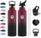 Gourde Isotherme 750ml, Bouteille Isotherme en Acier Inoxydable, sans BPA, Gourde Inox avec Paille, Anti-Fuite, Gourde Reutilisable pour l'École, Bureau, Extérieur, Camping, Cyclisme, Alpinisme
