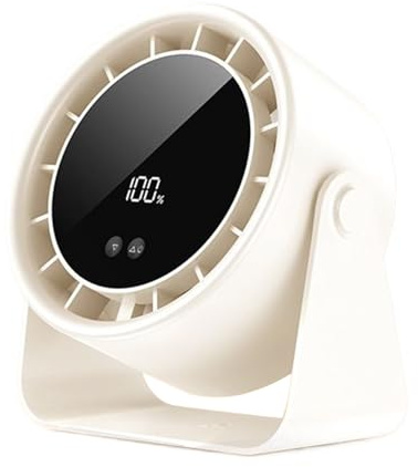 Ventilateur de bureau, camping de voyage sans fil Ventilateur de table personnel, dispositif de refroidissement silencieux pour les voyages à main bureaux en plein air Camping en chambre