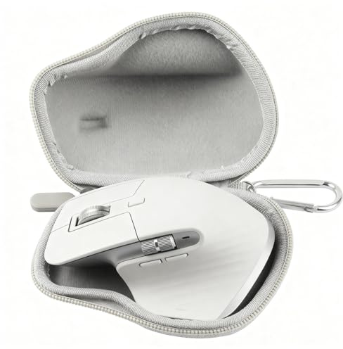 AONKE Hart Reise Schutz Hülle Etui Tasche für Logitech MX Master 4 / MX Master 3S / MX Master 3 / MX Matser 2S Kabellose Performance Maus (grau)