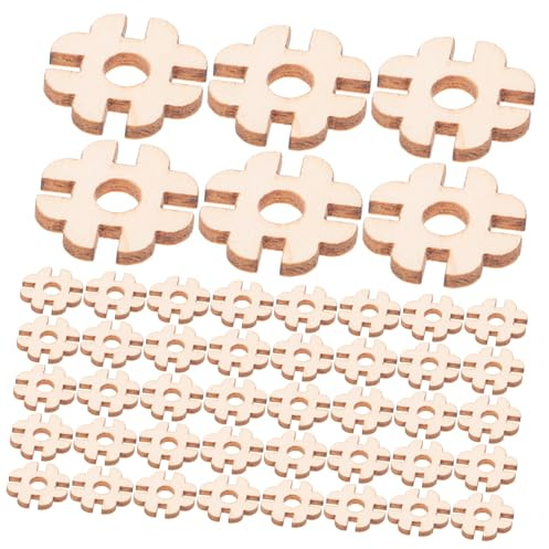 AUTSUPPL 100 Stück Holz-pom Pom Halter Abnehmbare Knopfverschluss Accessoires für Strickmützen Schnelle Befestigung Langlebige Leichte DIY Hutmacher Werkzeuge für Vielfältige Stilwechsel