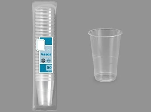 LP Divertissements Lot de 50 gobelets réutilisables Transparents 25cl