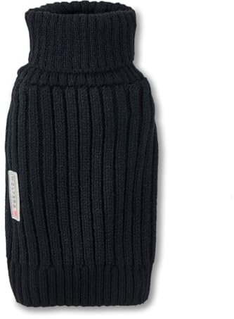 Wolters Strickpullover Ribsty | Hundepullover für kühle Tage | Farbe Schwarz - Gr. 65 (Rückenlänge 63-65 cm)