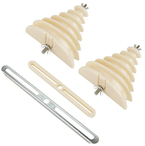 Adfaga Professional Beige 6 Layer Coil Wire Winding Mold for Single Phase Motors 0.55KW to 3KW Adjustable Plastic Metal Electrical Machine Winding Tool with Fixing Base