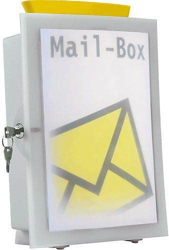 HAN Sammelbox IMAGE'IN Mit Transparenter Abschließbarer Tür Und Auswechselbarem Motiv, Wahlurne, Spendenbox, Losbox, Aktionsbox - Zur Wandmontage Oder Freistehend Mit Standfüßen, 4102-11, Lichtgrau