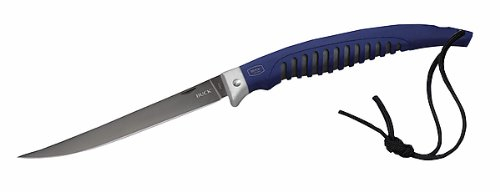 Buck Filiermesser Silver Creek, 420J2 Stahl mit Titanbeschichtung, Polypropylen