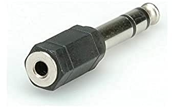 ROLINE Stereo Adapter 6,35 mm Stecker - 3,5 mm Buchse