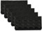 sourcing map Black 5 Rows Hook and Eye Tape Extension Bra Strap Extender 5 Pcs for Women