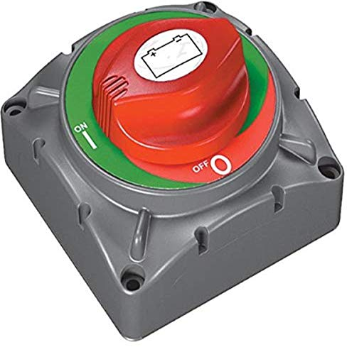 BEP Nautisch 720 Batterieschalter, Rot/Grau, Einheitsgröße