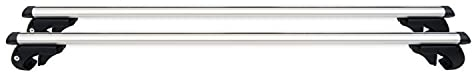 Streetwize SWRB5 Aluminium Lock Bars – 2 x 135 cm Adjustable Anti-Theft Roof Bars | Car Accessories