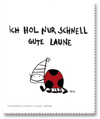 Brillenputztuch Ich hol nur schnell