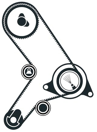 SKF Zahnriemensatz VKMA 02168 Höhe 64 mm Länge 330 mm Breite 141 mm - OE Qualität