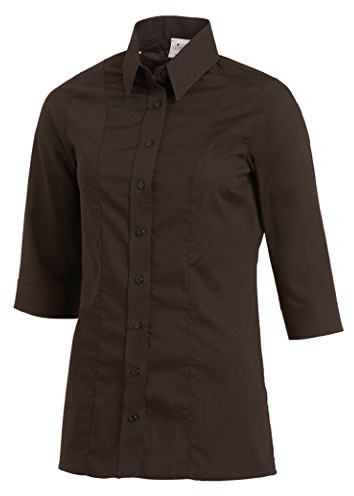 Damenbluse 3/4 Arm Farbe chocolate Größe 38