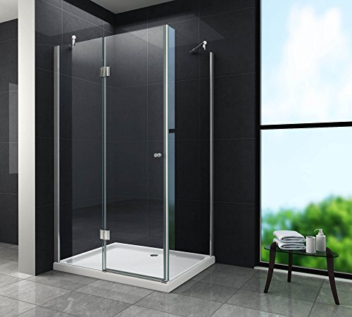 Duschkabine NOVUM 90 x 75 x 195 cm ohne Duschtasse