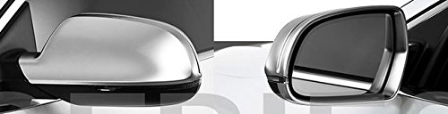 Aluminium Design Spiegel Abdeckung Kappe Gehäuse Links+Rechts Set