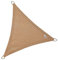 nesling Coolfit Sonnensegel (Dreieck 3,6m x 3,6m x 3,6m, Sand) Sonnenschutz, Wasser und Wind durchlässig, UV-beständig
