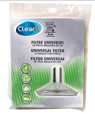 FAGOR BRANDT VEDETTE SAUTER DE-DIETRICH - FILTRE UNIVERSEL EN FIBRES NATURELLES DE LIN PEM0376 (X1)