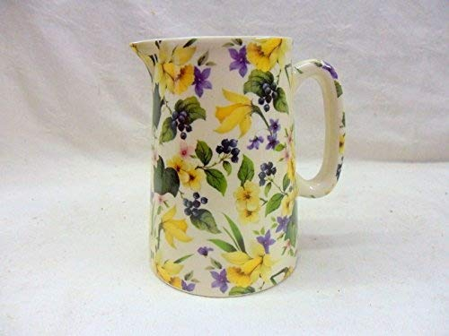 Spring Daffodil Half Pint jug Made by Heron Cross Pottery