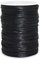 Fqtanju 2 mm x 91,4 m de qualité premium Rattail Nylon Rouleau de cordon satiné, Kumihimo Rattail, chinois Nœud, Noir