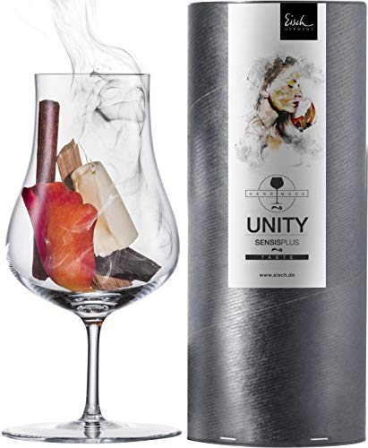 EISCH 1 Malt Whisky Nosing Glas Unity SENSISPLUS in Geschenk-Röhre, Kristallglas, 230m