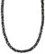 König Design 5 mm Königskette Armband Herrenkette Männer Kette Halskette Panzerkette, 65 cm Schwarz Edelstahl Ketten