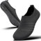Sosenfer Hausschuhe Damen Herren Leichte hüttenschuhe rutschfest Flache Pantoffeln Home Cozy Slippers Unisex-HEISE-36