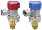 YeenGreen 1/4 Pulgada R134A Adaptador De Conecto, 2 Piezas/Juego Kit de Conversión de Aire Acondicionado, Adaptador de Válvula de Aire Acondicionado, para Automóvil