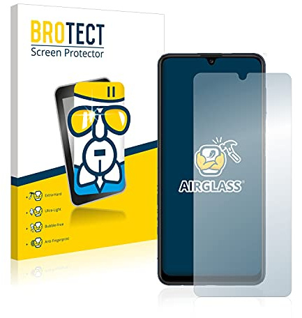 BROTECT Schutzglas für Samsung Galaxy M32 | Transparenter Displayschutz Made in Germany Schutzfolie Panzer Folie Glas 9H Anti-Fingerprint Einfache Montage Clear