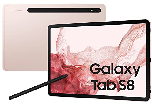 Samsung Tablet Galaxy Tab S8 11'/ 8GB/ 128GB/ Octacore/ 5G/ Rosa Dorado