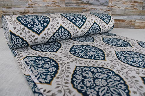 240 cm Popeline Baumwollstoff Meterware ab 50cm aus Baumwolle Stoff Patchwork Basteln ÖKO-TEX Zertifikat Stoffe Oriental Motiven (MUSTER 2)