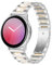 Gheper Bracelet de Montre en Acier Inoxydable et Résine Compatible Avec Samsung Galaxy Watch 7 FE 6 5 4 44mm 40mm/Active 2/1 40mm/42mm/3 41mm - Bracelet de Rechange en Métal 20mm